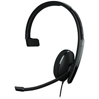 Epos Adapt 130 T Monaural USB Headset Black 1000899 Epos Adapt 130 T Monaural USB Headset Black 1000899