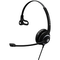 Epos Impact SC230 Monaural Wired Headband Headset USB-A Black 504401 Epos Impact SC230 Monaural Wired Headband Headset USB-A Black 504401
