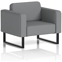 Brixworth Armchair, With Black Legs, In Synergy Fabric, Partner Brixworth Armchair, With Black Legs, In Synergy Fabric, Partner