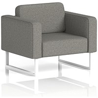 Brixworth Armchair, With White Legs, In X2 Fabric, Number Brixworth Armchair, With White Legs, In X2 Fabric, Number