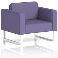 Brixworth Armchair, With White Legs, In Synergy Fabric, Order