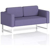 Brixworth 2 Seater Sofa, With White Legs, In Synergy Fabric, Order