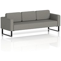 Brixworth 3 Seater Sofa, With Black Legs, In X2 Fabric, Number Brixworth 3 Seater Sofa, With Black Legs, In X2 Fabric, Number