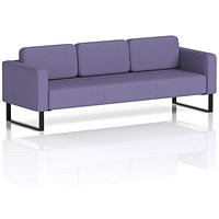 Brixworth 3 Seater Sofa, With Black Legs, In Synergy Fabric, Order