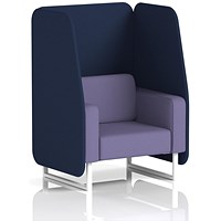 Brixworth 1 Seater Open Booth, White Legs, Synergy Fabric, Alike Panels And Order Sofa Brixworth 1 Seater Open Booth, White Legs, Synergy Fabric, Alike Panels And Order Sofa