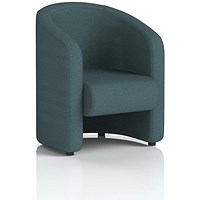 Lamport Armchair, With Black Feet, In X2 Fabric, Polygon