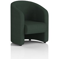 Lamport Armchair, With Black Feet, In Yoredale Fabric, Ingleton