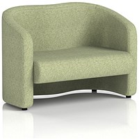 Lamport 2 Seater Sofa, With Black Feet, In Rivet Fabric, Burnish