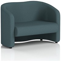 Lamport 2 Seater Sofa, With Black Feet, In X2 Fabric, Polygon