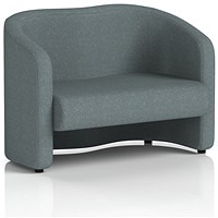 Lamport 2 Seater Sofa, With Black Feet, In Main Line Flax Fabric, Westminster