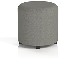 Harlestone Small Round Stool, In Yoredale Fabric, Hardraw Body And Top