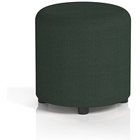 Harlestone Small Round Stool, In Yoredale Fabric, Ingleton Body And Top