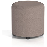 Harlestone Small Round Stool, In Yoredale Fabric, Settle Body And Top