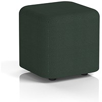Harlestone Small Square Stool, In Yoredale Fabric, Ingleton Body And Top