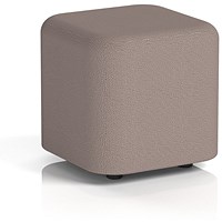 Harlestone Small Square Stool, In Yoredale Fabric, Settle Body And Top