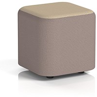 Harlestone Small Square Stool, In Yoredale Fabric, Settle Body Gordale Top