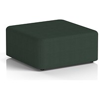 Harlestone Large Square Stool, In Yoredale Fabric, Ingleton Body And Top