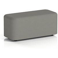 Harlestone Small Rectangular Stool, In Yoredale Fabric, Hardraw Body And Top