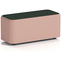Harlestone Small Rectangular Stool, In Yoredale Fabric, Kidstone Body Ingleton Top