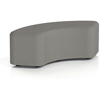 Harlestone 90 Degree Stool, In Yoredale Fabric, Hardraw Body And Top