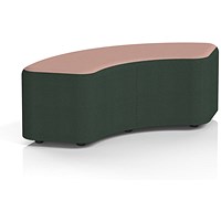Harlestone 90 Degree Stool, In Yoredale Fabric, Ingleton Body Kidstone Top