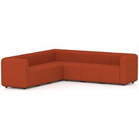 Mawsley Modular Seating Set L-Shaped Corner Sofa, 7 Seater, With Arms, Era - Experience