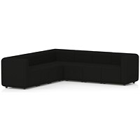 Mawsley Modular Seating Set L-Shaped Corner Sofa, 7 Seater, With Arms, Era - Forward
