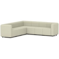 Mawsley Modular Seating Set L-Shaped Corner Sofa, 7 Seater, With Arms, Era - Futurist