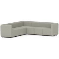Mawsley Modular Seating Set L-Shaped Corner Sofa, 7 Seater, With Arms, Era - Generation