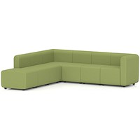Mawsley Modular Seating Set L-Shaped Corner Sofa, 7 Seater, With Left Arms, Era - Endurance