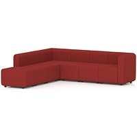Mawsley Modular Seating Set L-Shaped Corner Sofa, 7 Seater, With Left Arms, Era - Extent