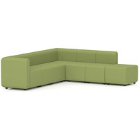 Mawsley Modular Seating Set L-Shaped Corner Sofa, 7 Seater, With Right Arms, Era - Endurance