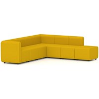 Mawsley Modular Seating Set L-Shaped Corner Sofa, 7 Seater, With Right Arms, Era - Occasion