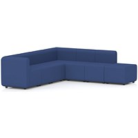 Mawsley Modular Seating Set L-Shaped Corner Sofa, 7 Seater, With Right Arms, Era - Perennial
