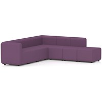Mawsley Modular Seating Set L-Shaped Corner Sofa, 7 Seater, With Right Arms, Era - Prime