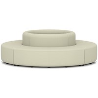 Mawsley Modular Seating Set Circular Island, Low Back, Era - Futurist
