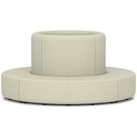 Mawsley Modular Seating Set Circular Island, High Back, Era - Futurist