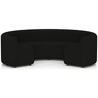 Mawsley Modular Seating Set Circular Sofa, Low Back, Era - Forward