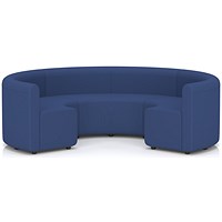 Mawsley Modular Seating Set Circular Sofa, Low Back, Era - Perennial