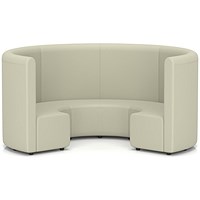 Mawsley Modular Seating Set Circular Sofa, High Back, Era - Futurist