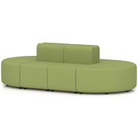 Mawsley Modular Seating Set Capsule Island, Low Back, 8 Seater, Era - Endurance
