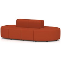 Mawsley Modular Seating Set Capsule Island, Low Back, 8 Seater, Era - Experience