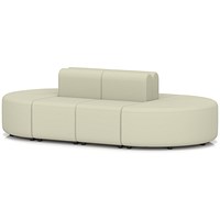 Mawsley Modular Seating Set Capsule Island, Low Back, 8 Seater, Era - Futurist