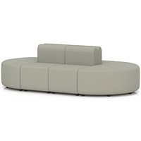 Mawsley Modular Seating Set Capsule Island, Low Back, 8 Seater, Era - Generation