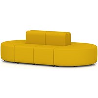 Mawsley Modular Seating Set Capsule Island, Low Back, 8 Seater, Era - Occasion