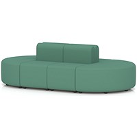 Mawsley Modular Seating Set Capsule Island, Low Back, 8 Seater, Era - Rest