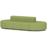 Mawsley Modular Seating Set Capsule Island, Low Back, 10 Seater, Era - Endurance