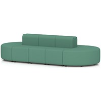 Mawsley Modular Seating Set Capsule Island, Low Back, 10 Seater, Era - Rest