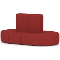 Mawsley Modular Seating Set Capsule Island, High Back, 8 Seater, Era - Extent