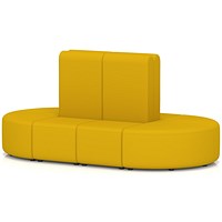 Mawsley Modular Seating Set Capsule Island, High Back, 8 Seater, Era - Occasion